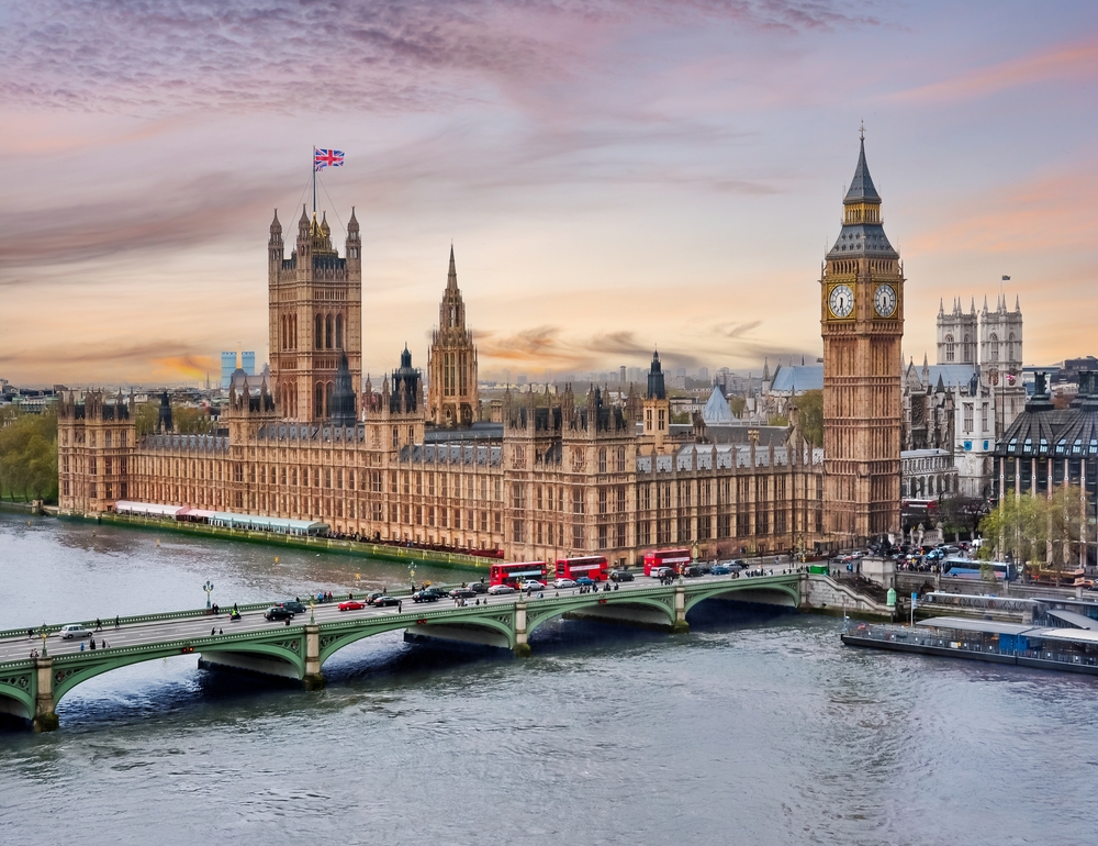 aerial shot of London, showcasing how FHP accounting offer their services here