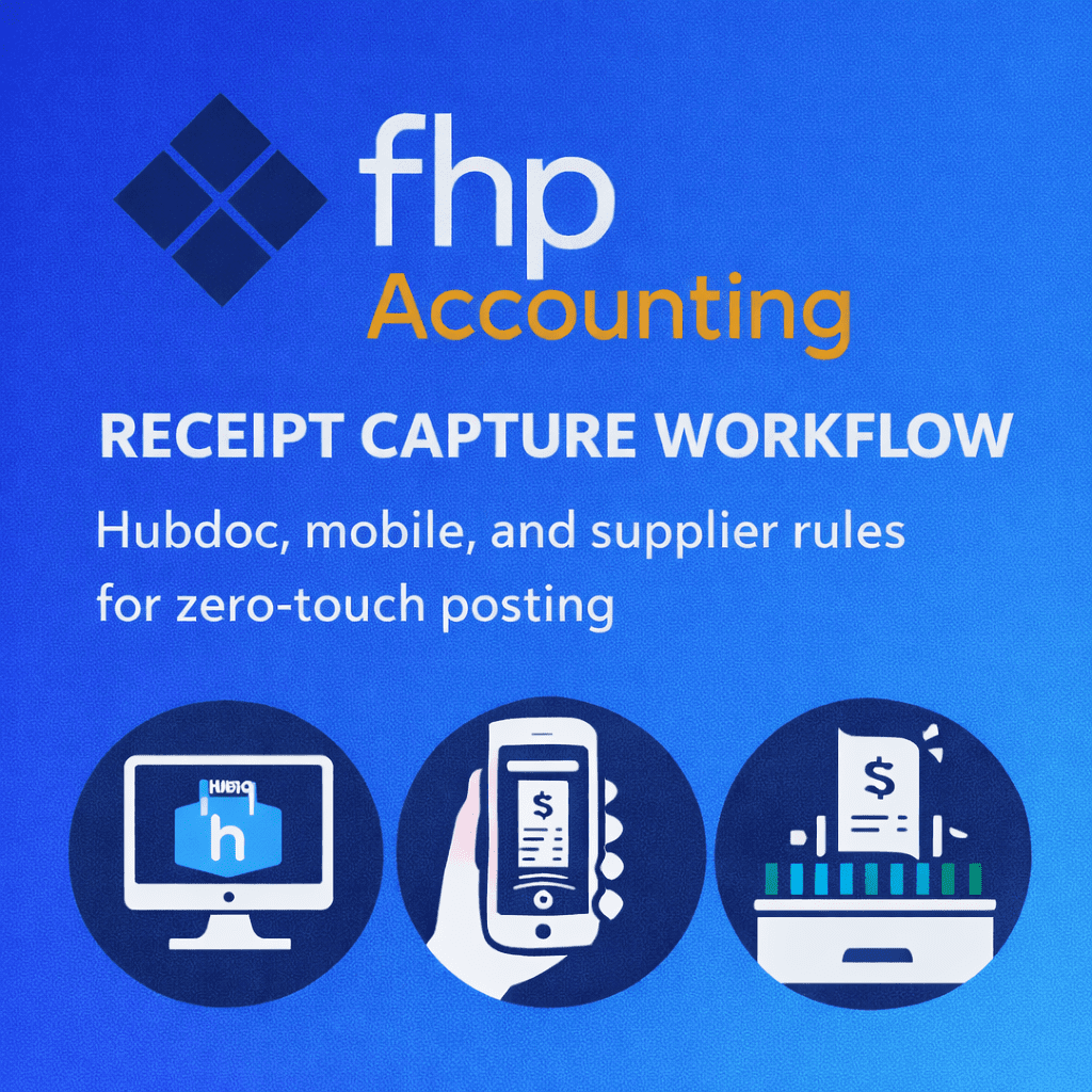 Receipt capture workflow: Hubdoc, mobile, and supplier rules for zero ...